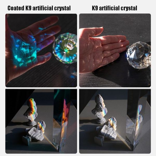 Triangular Prism Coating Upgrade Crystal Photography Foreground Blur Film And Television Props - Image 5