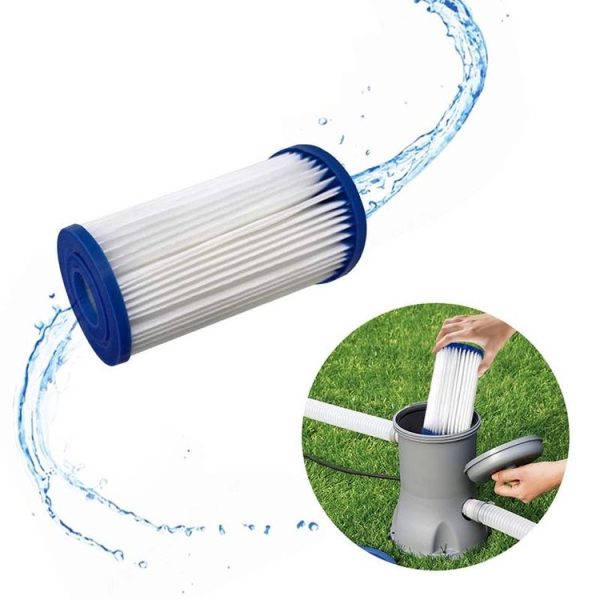 2 PCS Swimming Pool Acrylic Pleated Filter