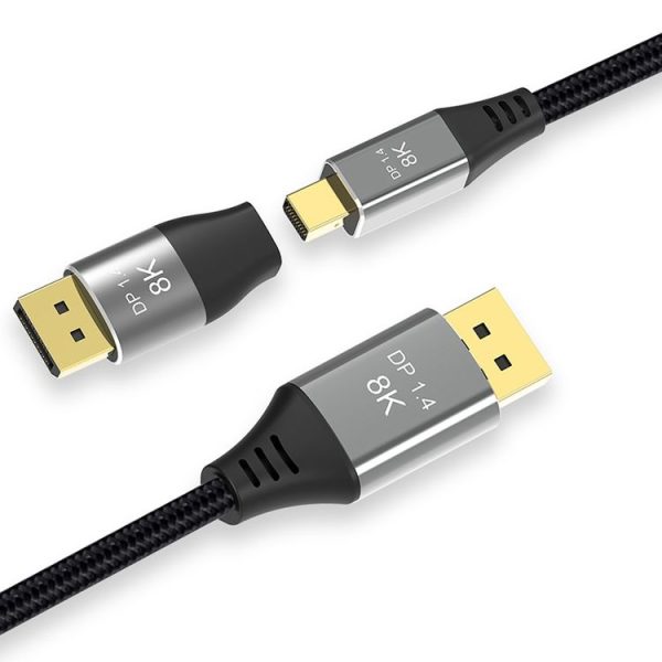 DP1.4 8K DP Male to Mini DP Female Two-Way Mutual Conversion HD Conversion Adapter - Image 3