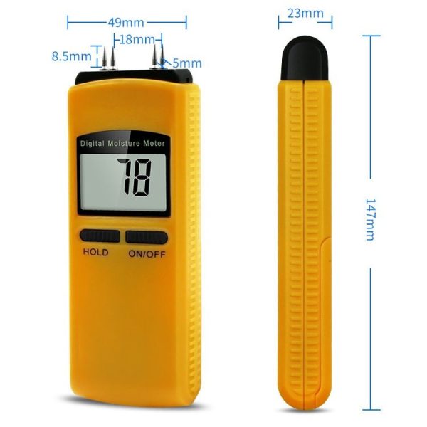 Moisture Tester Paper Wood Moisture Tester Moisture Tester Measuring Tool - Image 2