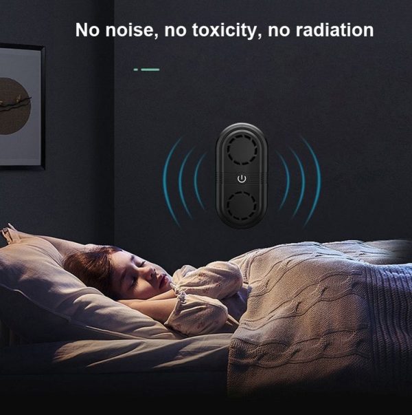 BG307 Ultrasonic Mole Repellent Mosquito Repellent Household Indoor Double Horn Electronic Insect Repellent, Plug Type: EU Plug 220V (Black) - Image 7
