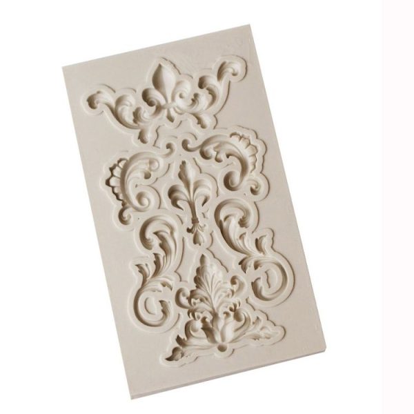 2 PCS Border Silicone Mold Fondant Mold Cake Decorating Tools Chocolate Mold (Grey) - Image 4