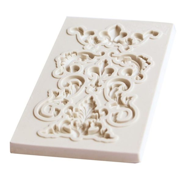 2 PCS Border Silicone Mold Fondant Mold Cake Decorating Tools Chocolate Mold (Grey) - Image 6