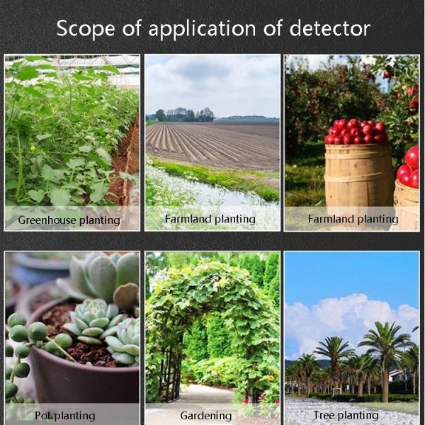 3 In 1 Soil Detector PH Value Light Intensity Test Pen Round Head Soil Dry Moisture Meter - Image 10