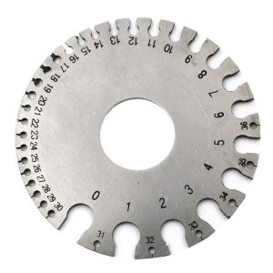 Stainless Steel Wire Gauge Model Weld Inspection Ruler Thickness Ruler Wire Welding Gauge