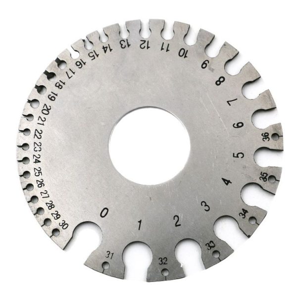 Stainless Steel Wire Gauge Model Weld Inspection Ruler Thickness Ruler Wire Welding Gauge