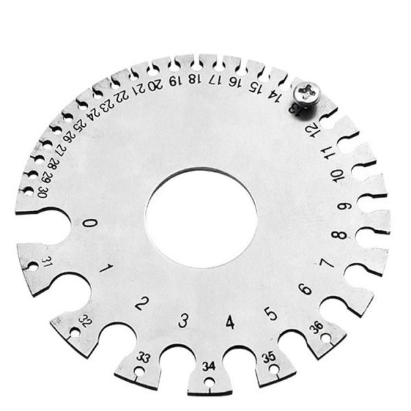 Stainless Steel Wire Gauge Model Weld Inspection Ruler Thickness Ruler Wire Welding Gauge - Image 2
