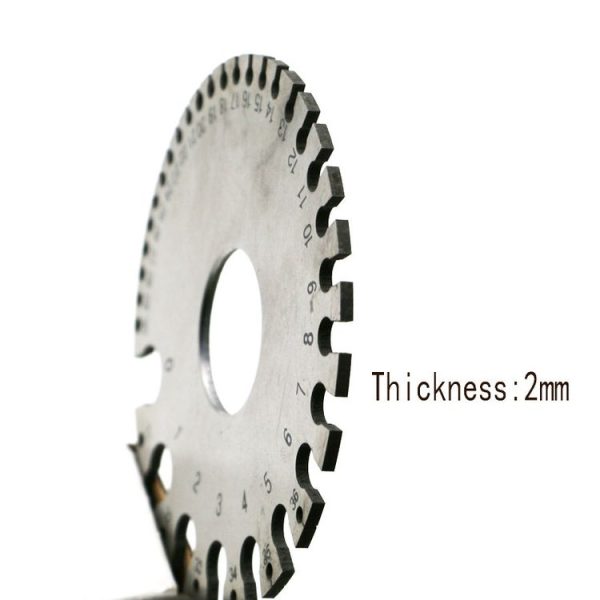 Stainless Steel Wire Gauge Model Weld Inspection Ruler Thickness Ruler Wire Welding Gauge - Image 5