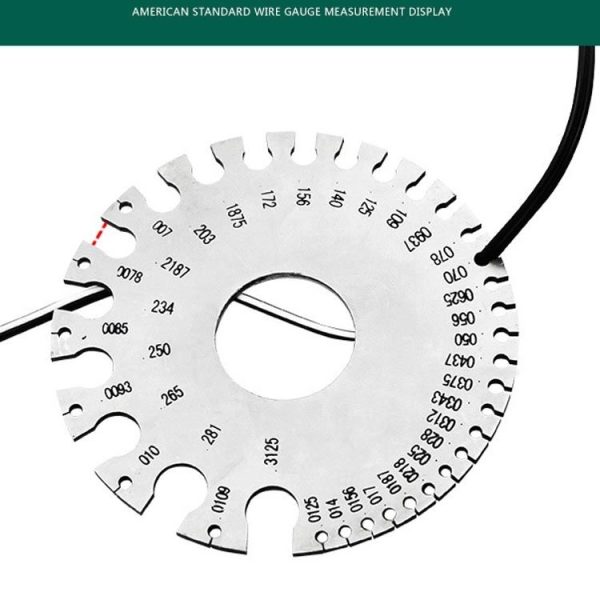 Stainless Steel Wire Gauge Model Weld Inspection Ruler Thickness Ruler Wire Welding Gauge - Image 8