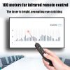 03153 Wireless Multi-Function Projector Page Turning Pen Remote Control Infrared Laser Pointer (Black) - Image 7