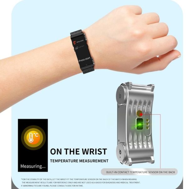 L890 1.14 inch TFT Color Screen Sports Bracelet with Bluetooth Headset, Support Call Reminder / Heart Rate Measurement / Blood Pressure Monitoring / Body Temperature Measurement (Black) - Image 14