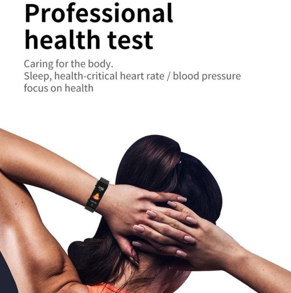 L890 1.14 inch TFT Color Screen Sports Bracelet with Bluetooth Headset, Support Call Reminder / Heart Rate Measurement / Blood Pressure Monitoring / Body Temperature Measurement (Black) - Image 6