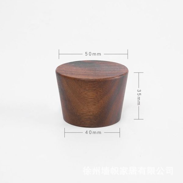 5 PCS Solid Wood Coat Hook Wall Nail-Free Strong Sticky Hook - Image 8