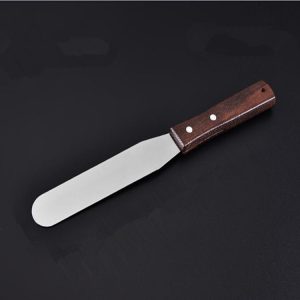 Baking Tools Spatula (6 inch wooden handle straight spatula)
