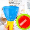 Children Toy Throwing Ball Parent-Child Outdoor Bouncy Ball Game Kit, Random Color Delivery (2 Catapults + 4 Balls) - Image 5