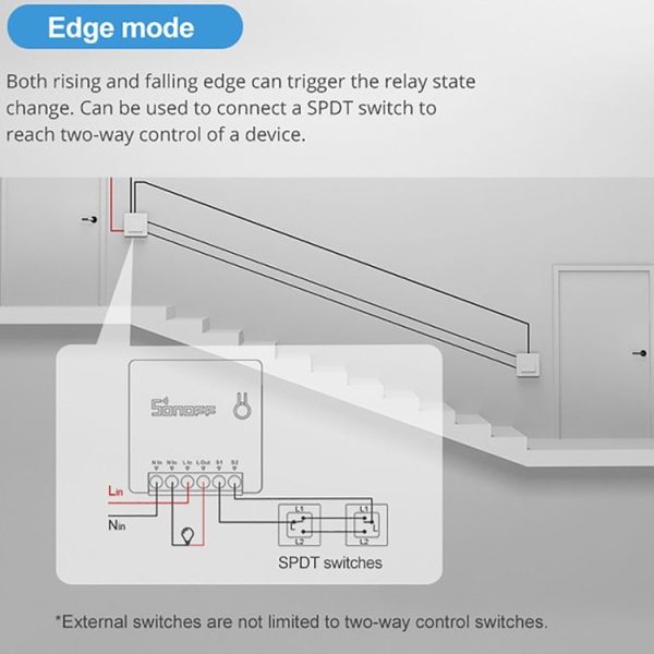 Sonoff MINIR2 Dual-Control WIFI Smart Switch DIY Small Modification Parts - Image 11