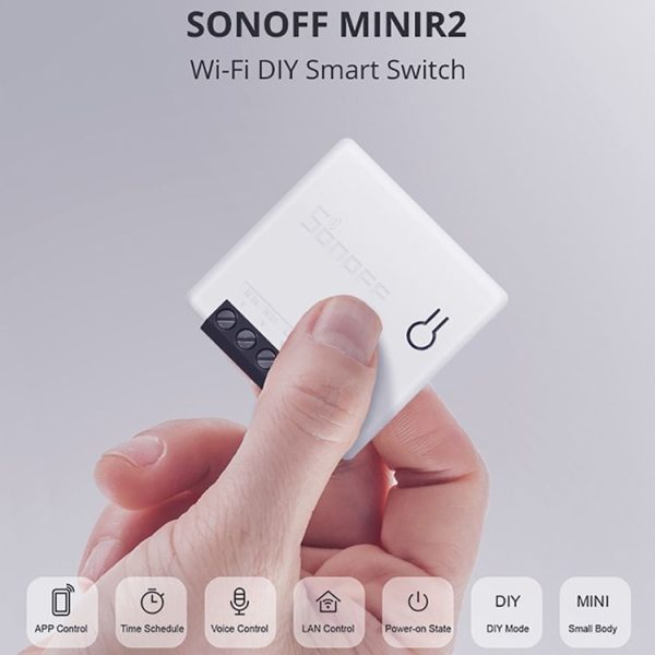 Sonoff MINIR2 Dual-Control WIFI Smart Switch DIY Small Modification Parts - Image 13