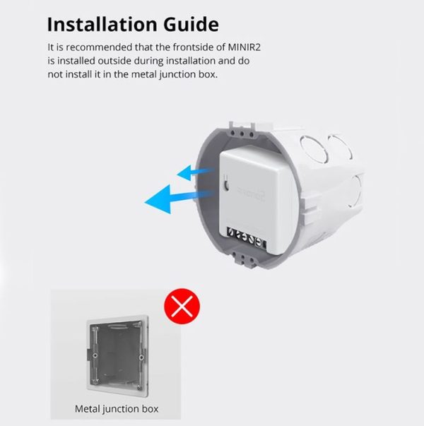 Sonoff MINIR2 Dual-Control WIFI Smart Switch DIY Small Modification Parts - Image 7