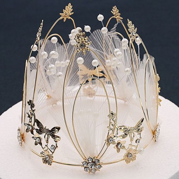 Fairy Dragonfly Fairy Cake Decoration Bridal Crown Baking Birthday Ornaments - Image 5