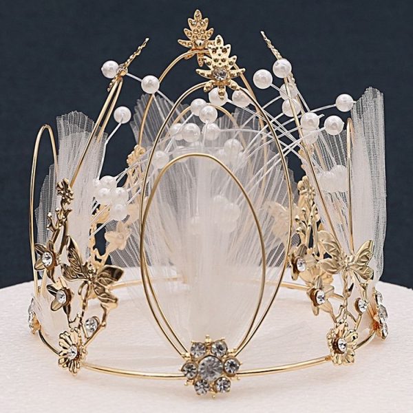 Fairy Dragonfly Fairy Cake Decoration Bridal Crown Baking Birthday Ornaments - Image 6