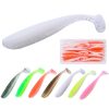 Simulated Fishing Lures Two-Color T-Tail Soft Lures Bionic Sea Fishing Lures, Colour: 8 - Image 2