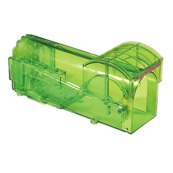 Short Cage Plastic Mousetrap Humane Cage For Catching Mice Alive (Green) - Image 2