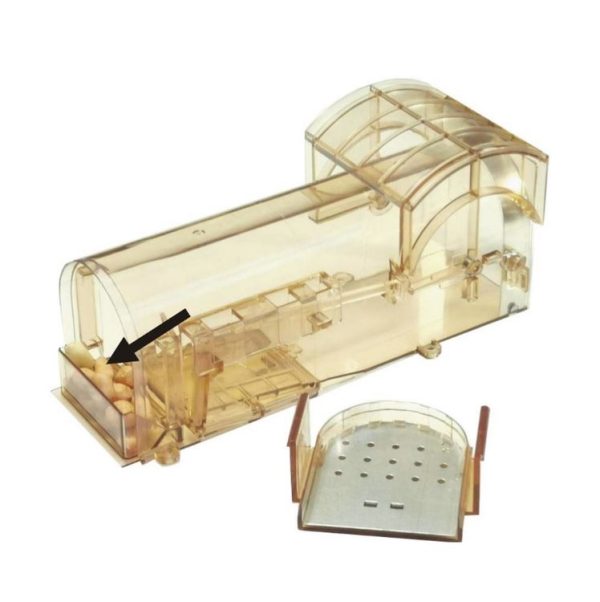 Short Cage Plastic Mousetrap Humane Cage For Catching Mice Alive (Green) - Image 5