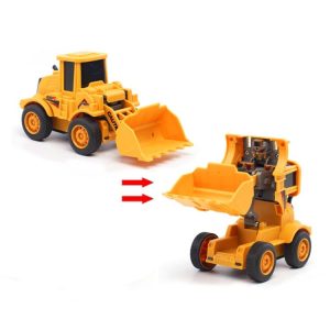 Children Educational Inertial Collision Deformation Engineering Vehicle Toy Model (Bulldozer)