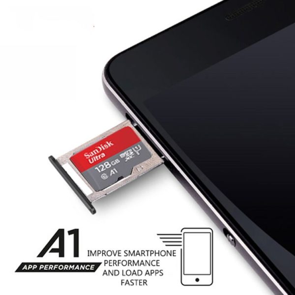 SanDisk A1 Monitoring Recorder SD Card High Speed Mobile Phone TF Card Memory Card, Capacity: 256GB-100M / S - Image 3