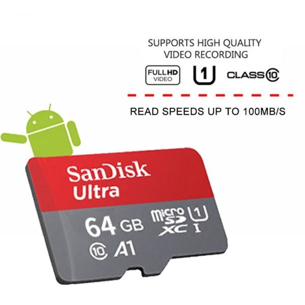 SanDisk A1 Monitoring Recorder SD Card High Speed Mobile Phone TF Card Memory Card, Capacity: 256GB-100M / S - Image 5