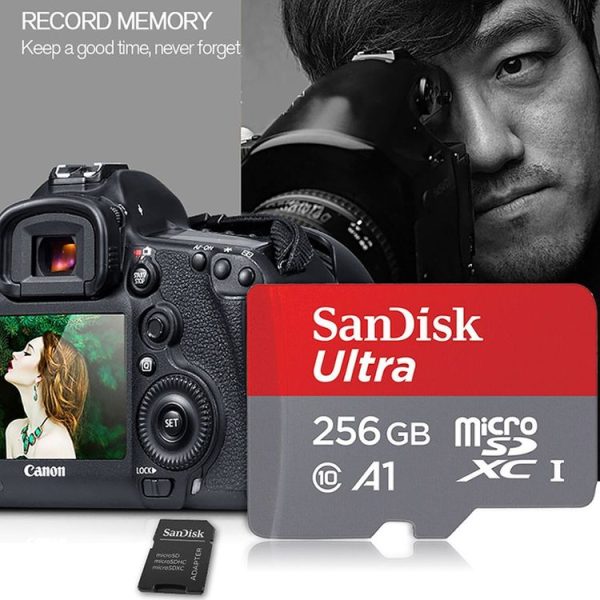 SanDisk A1 Monitoring Recorder SD Card High Speed Mobile Phone TF Card Memory Card, Capacity: 400GB-100M / S - Image 4