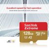 SanDisk U3 High-Speed Micro SD Card TF Card Memory Card for GoPro Sports Camera, Drone, Monitoring 256GB (A2), Colour: Gold Card - Image 3
