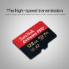SanDisk U3 High-Speed Micro SD Card TF Card Memory Card for GoPro Sports Camera, Drone, Monitoring 128GB (A2), Colour: Black Card - Image 3