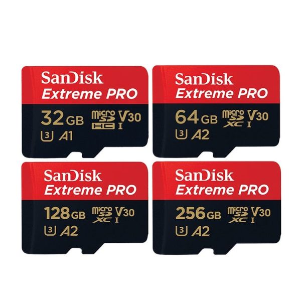 SanDisk U3 High-Speed Micro SD Card TF Card Memory Card for GoPro Sports Camera, Drone, Monitoring 128GB (A2), Colour: Black Card - Image 8