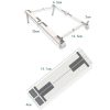 FA06S Notebook Multifunctional Desktop Stand Computer Cooling Portable Folding Stand (White) - Image 4