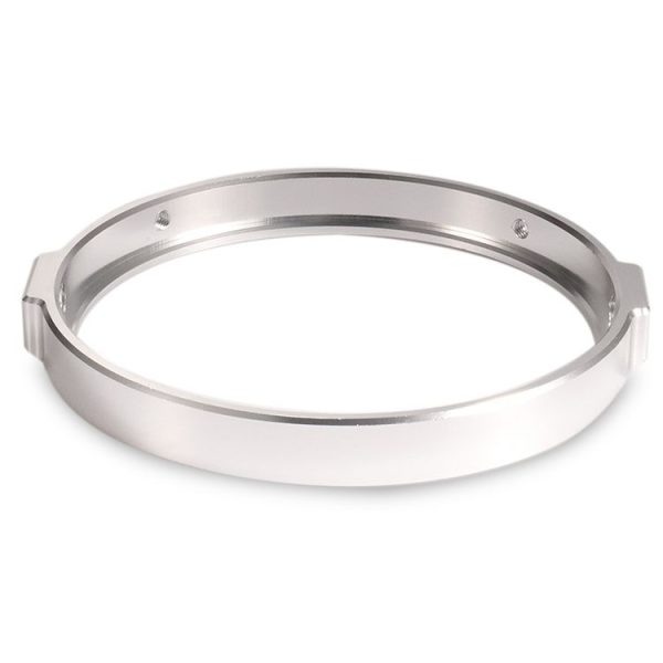 5.75 Inch Round Retro Headlight Ring Motorcycle Headlight Modification Parts (Silver)