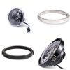 5.75 Inch Round Retro Headlight Ring Motorcycle Headlight Modification Parts (Silver) - Image 8