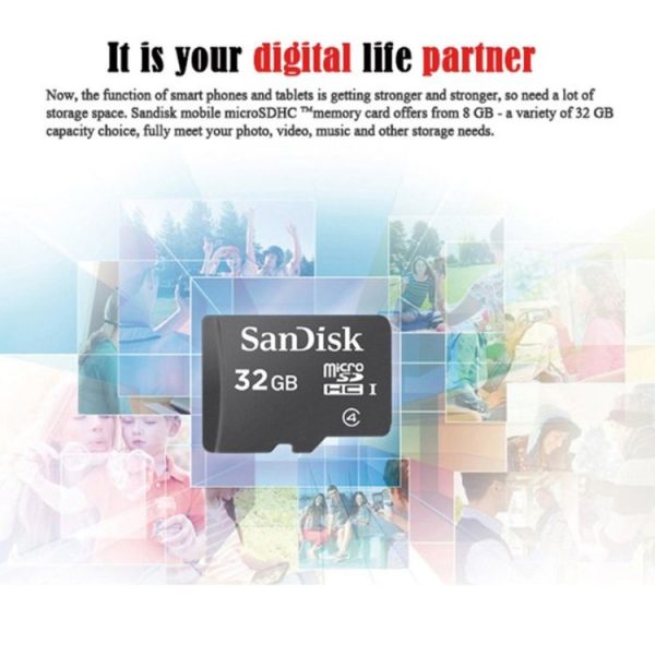 SanDisk C4 Small Speaker TF Card Mobile Phone Micro SD Card Memory Card, Capacity: 8GB - Image 6