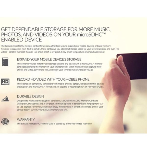 SanDisk C4 Small Speaker TF Card Mobile Phone Micro SD Card Memory Card, Capacity: 8GB - Image 7
