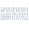 64 in 1 Plastic English Alphabet Symbol Cake Biscuit Mold Set - Image 2