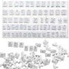 64 in 1 Plastic English Alphabet Symbol Cake Biscuit Mold Set - Image 3