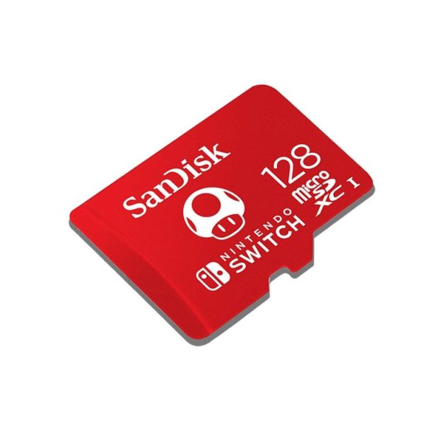 SanDisk SDSQXAO TF Card Micro SD Memory Card for Nintendo Switch Game Console, Capacity: 128GB Red - Image 2