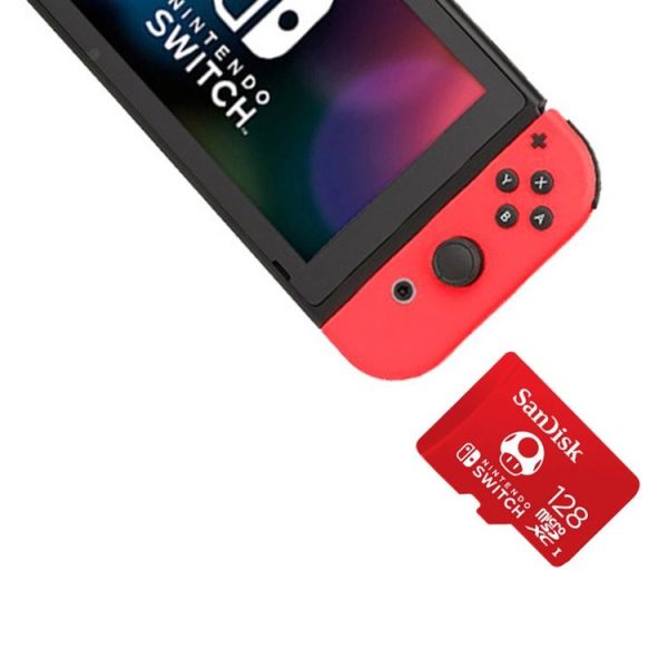 SanDisk SDSQXAO TF Card Micro SD Memory Card for Nintendo Switch Game Console, Capacity: 128GB Red - Image 5