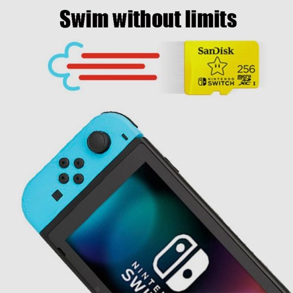 SanDisk SDSQXAO TF Card Micro SD Memory Card for Nintendo Switch Game Console, Capacity: 128GB Red - Image 7