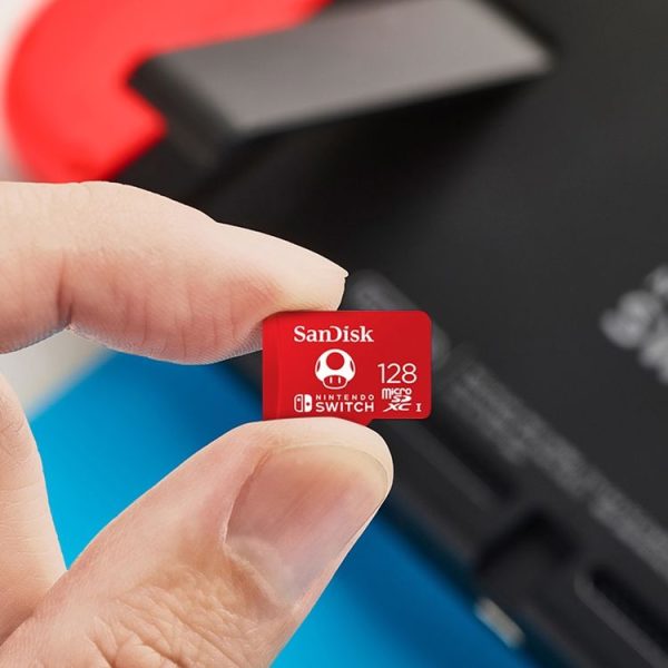 SanDisk SDSQXAO TF Card Micro SD Memory Card for Nintendo Switch Game Console, Capacity: 128GB Red - Image 8
