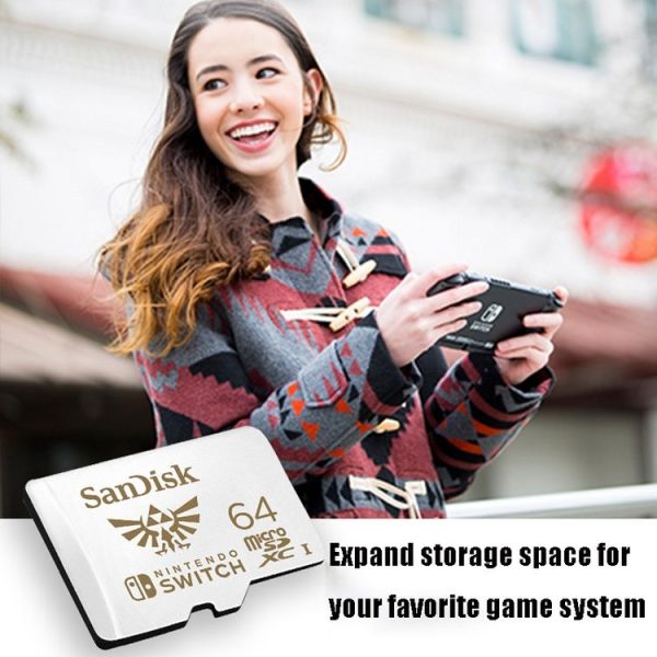 SanDisk SDSQXAO TF Card Micro SD Memory Card for Nintendo Switch Game Console, Capacity: 128GB Red - Image 9