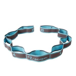 TF-YJD2 Yoga Elastic Band Fitness Resistance Stretch Band 9-Stage Yoga Training Band (Blue)