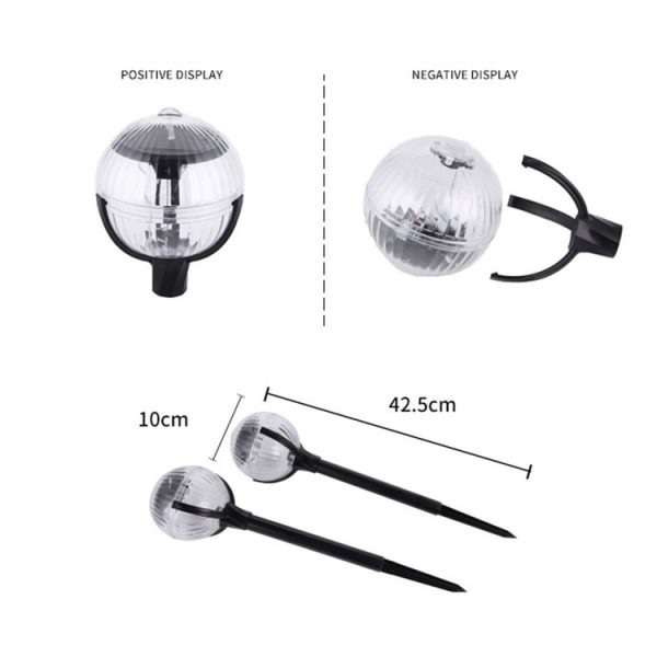 Solar Magic Ball Lawn Light LED Garden Light Colorful Light Control Light - Image 4