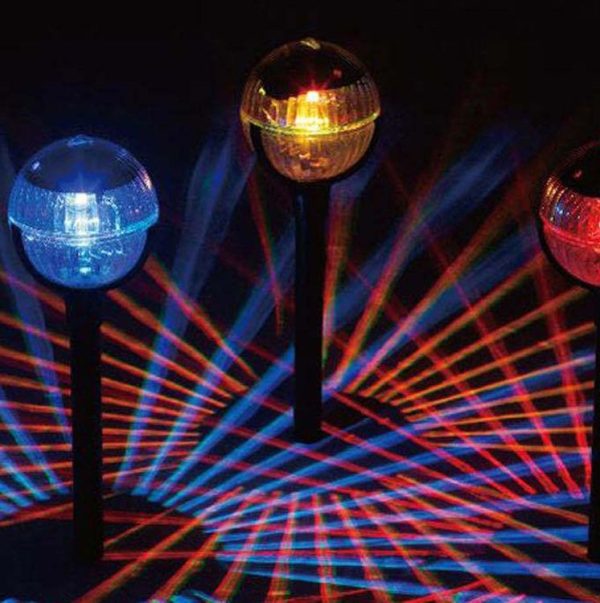 Solar Magic Ball Lawn Light LED Garden Light Colorful Light Control Light - Image 6