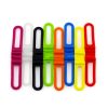 10 PCS High Elastic Silicone Straps Bicycle Fixed Strap Car Light Beam, Size: One Size (Blue) - Image 6